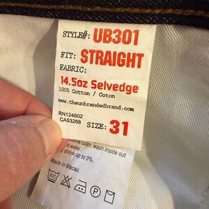 The Unbranded Branded Selvedge Jeans